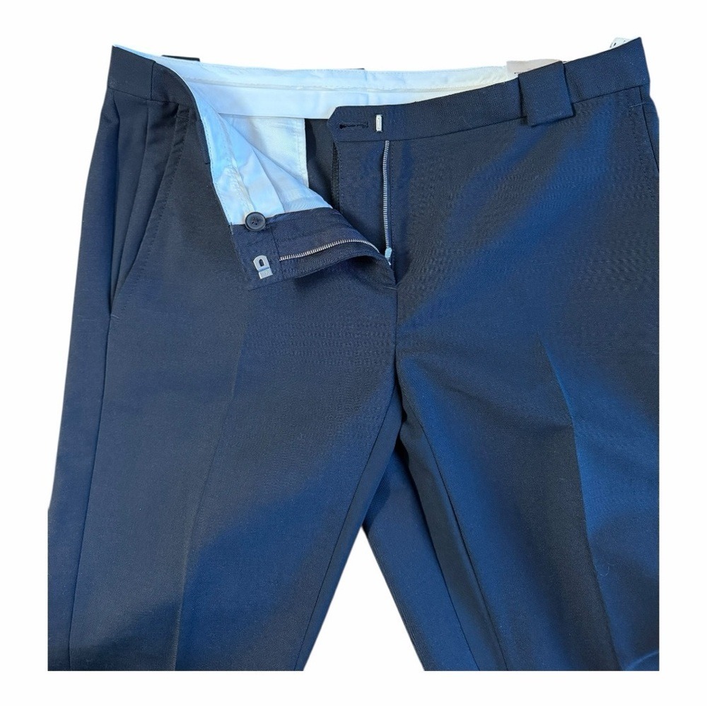 Acne Studios Archival Runway Harri Navy Blue Wool Mohair Trousers Pants Size 34 - Picture 6 of 10